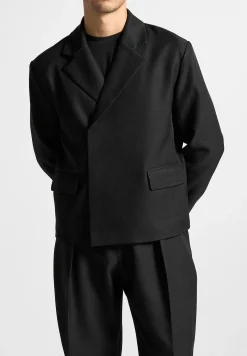 Double Breasted Tailored Cropped Blazer -^Manière De Voir New