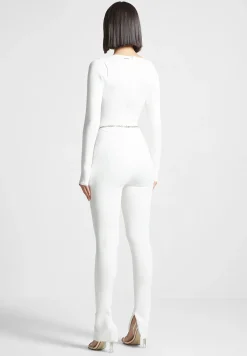 Eiffel Chain Detail Jumpsuit - Off White^Manière De Voir Clearance