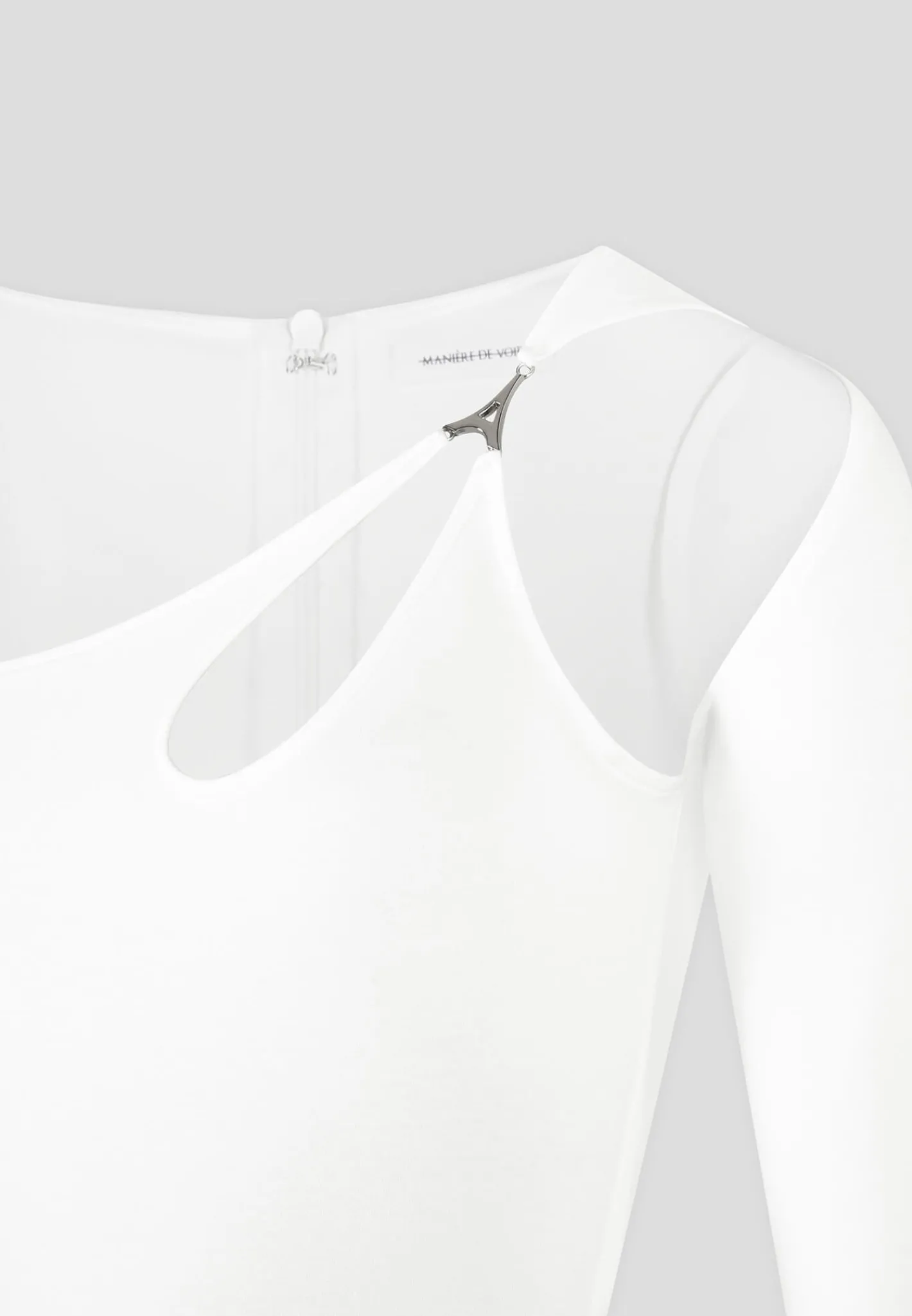 Eiffel Chain Detail Jumpsuit - Off White^Manière De Voir Clearance