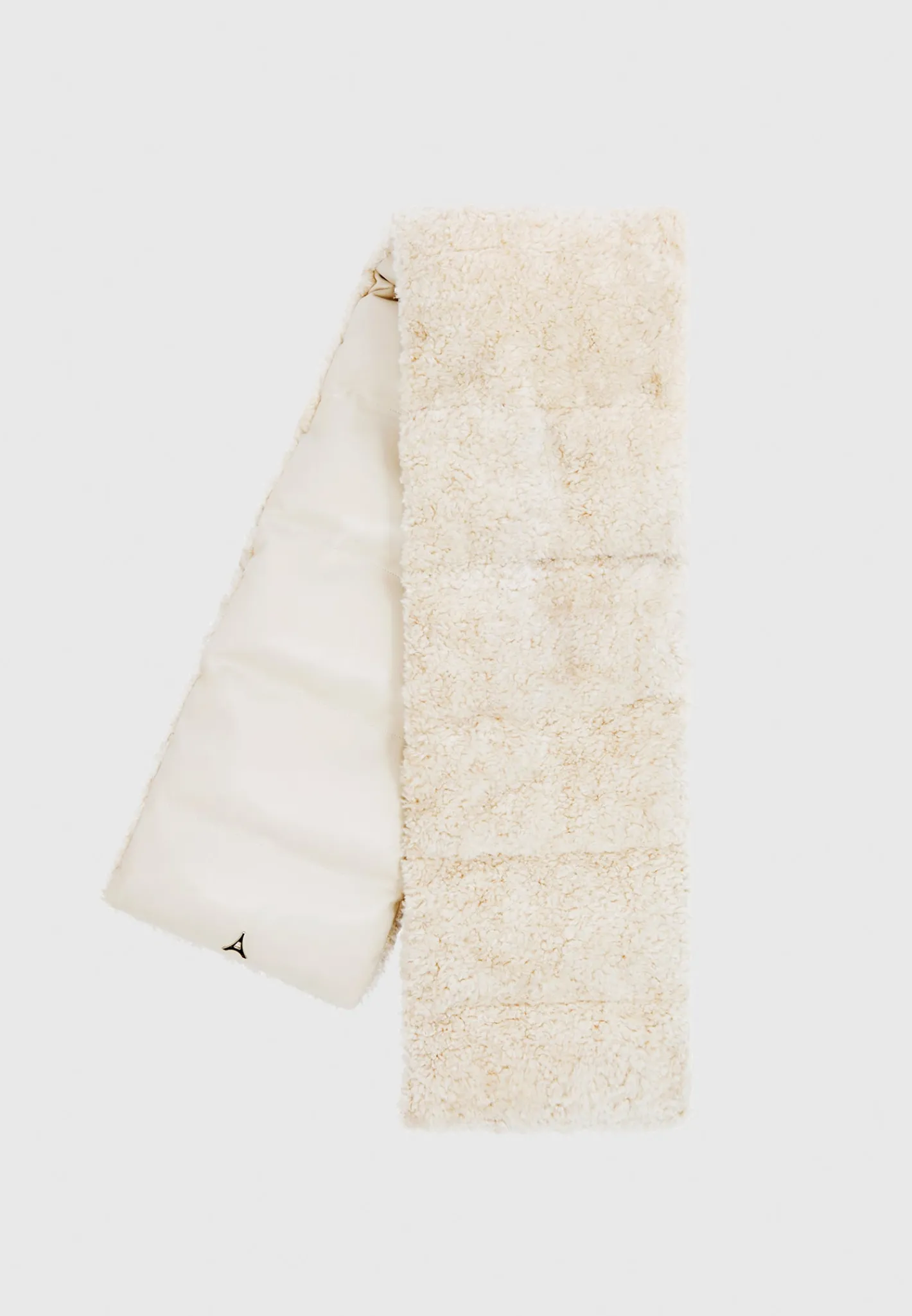 Eiffel Plush Mittens and Vegan Leather and Plush Puffer Scarf Set - Be^Manière De Voir Sale