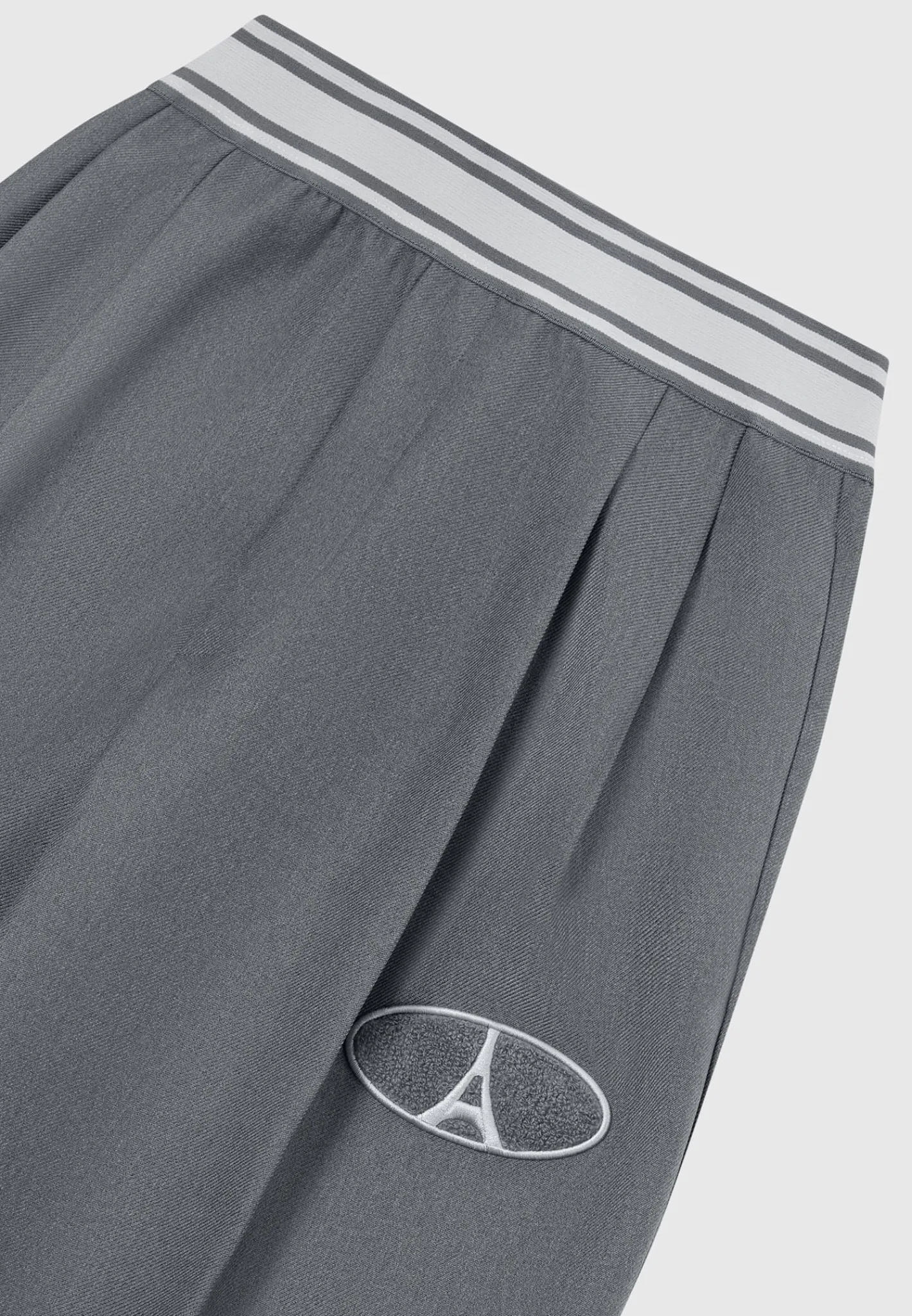 Elasticated Signature Pleated Trousers - Dark Grey^Manière De Voir Sale
