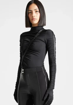 Glove Bodysuit with Ruching -^Manière De Voir Fashion