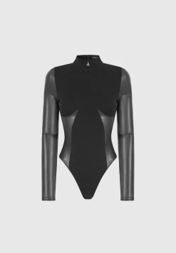 High Neck Long Sleeve Bodysuit -^Manière De Voir Hot