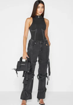 High Neck Racer Bodysuit -^Manière De Voir New