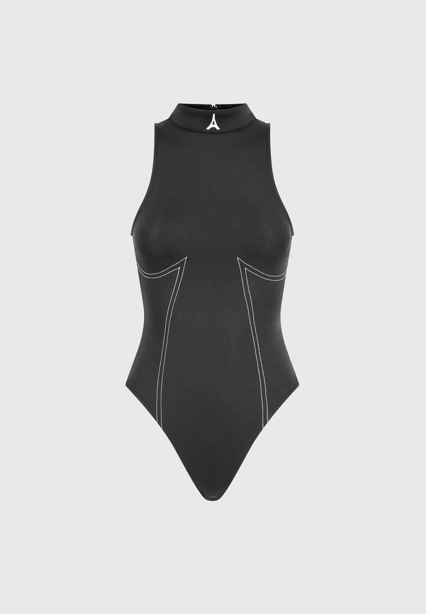 High Neck Racer Bodysuit -^Manière De Voir New