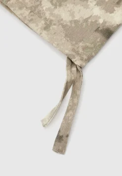 High Waisted Camo Cargo Pants - Beige^Manière De Voir Clearance