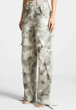 High Waisted Camo Cargo Pants -^Manière De Voir Clearance