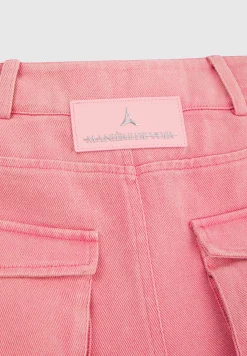 High Waisted Cargo Pants - Wash^Manière De Voir Clearance