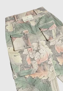 High Waisted Renaissance Camo Cargo Pants -^Manière De Voir Outlet