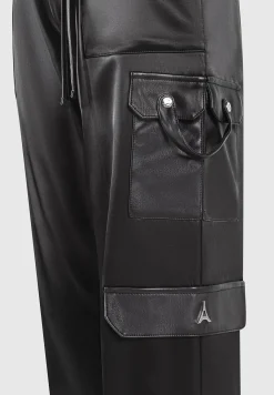 High Waisted Satin Cargo Trousers -^Manière De Voir Clearance