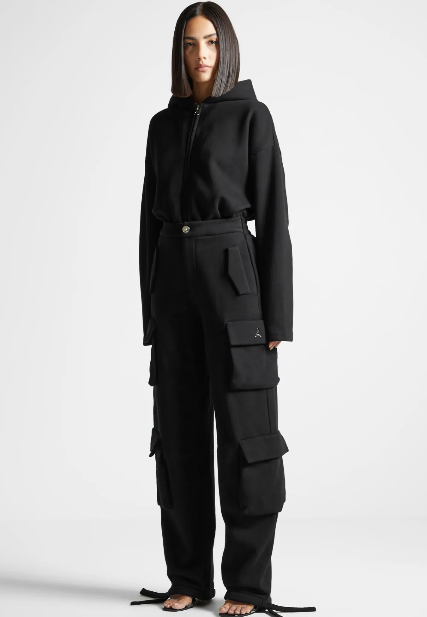 Hooded Cargo Jumpsuit -^Manière De Voir Hot
