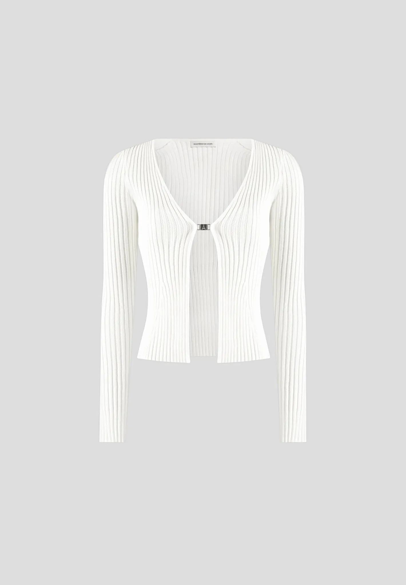 3-In-1 Knit Overlay Bandeau Cardigan - Off White^Manière De Voir Best