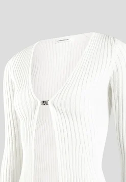 3-In-1 Knit Overlay Bandeau Cardigan - Off White^Manière De Voir Best