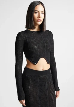 2-in-1 Long Sleeve Knitted Midaxi Dress -^Manière De Voir Best