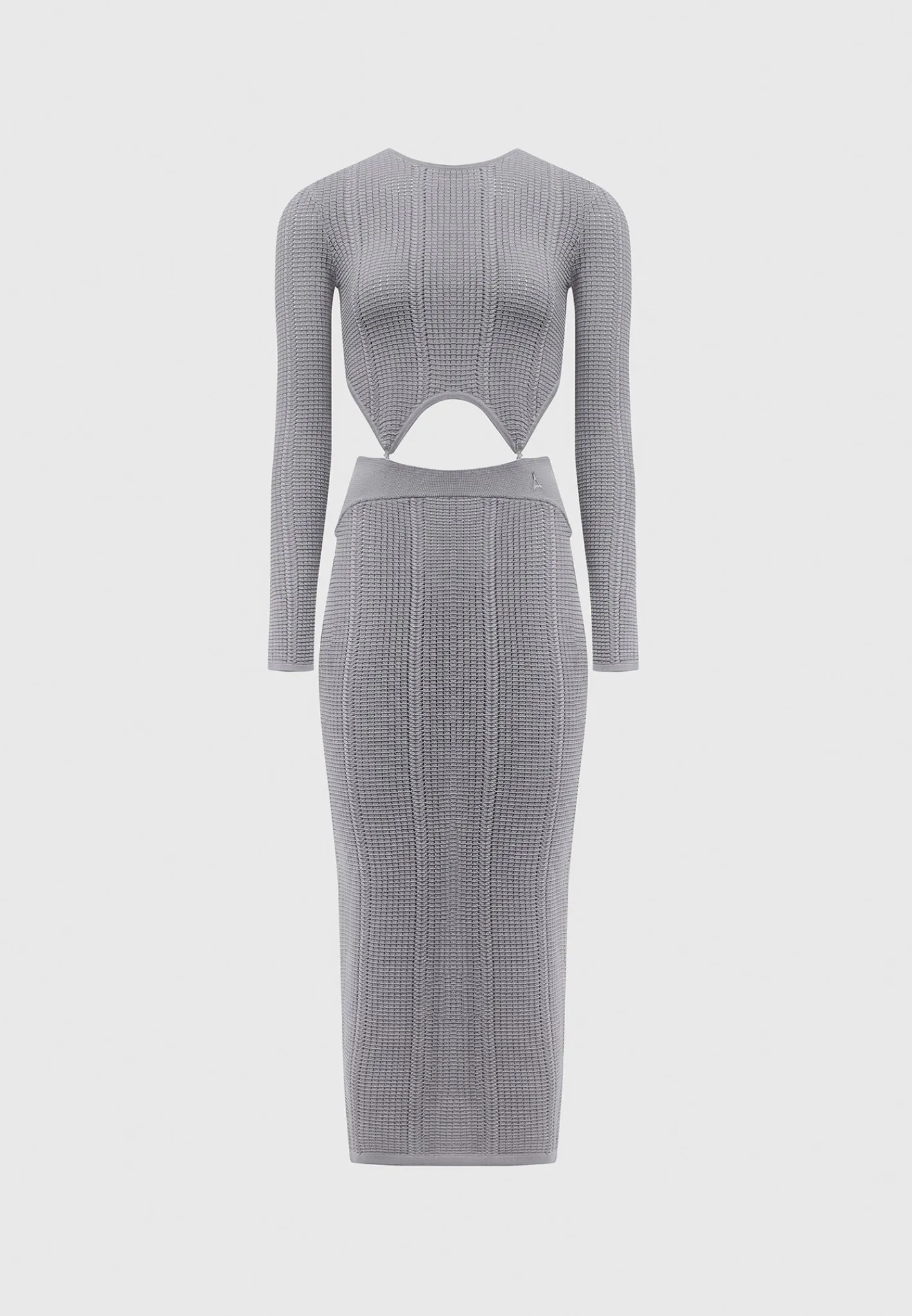 2-in-1 Long Sleeve Knitted Midaxi Dress -^Manière De Voir Discount