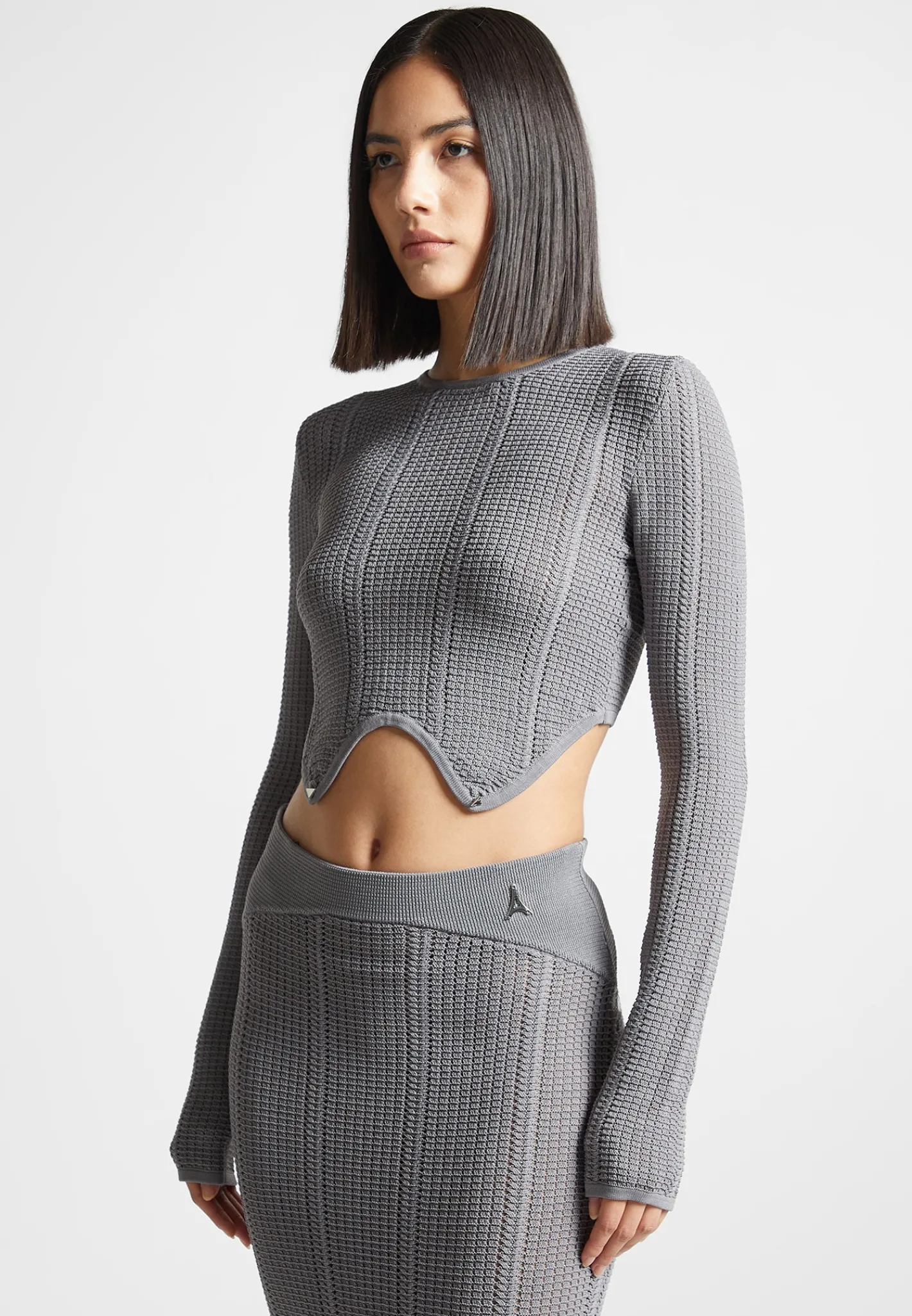 2-in-1 Long Sleeve Knitted Midaxi Dress -^Manière De Voir Discount