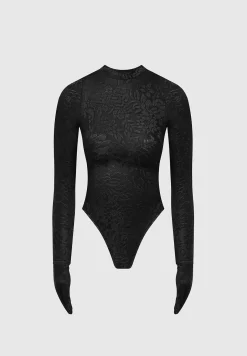 Jacquard Bodysuit with Gloves -^Manière De Voir Discount