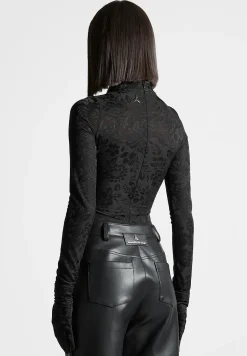 Jacquard Bodysuit with Gloves -^Manière De Voir Discount