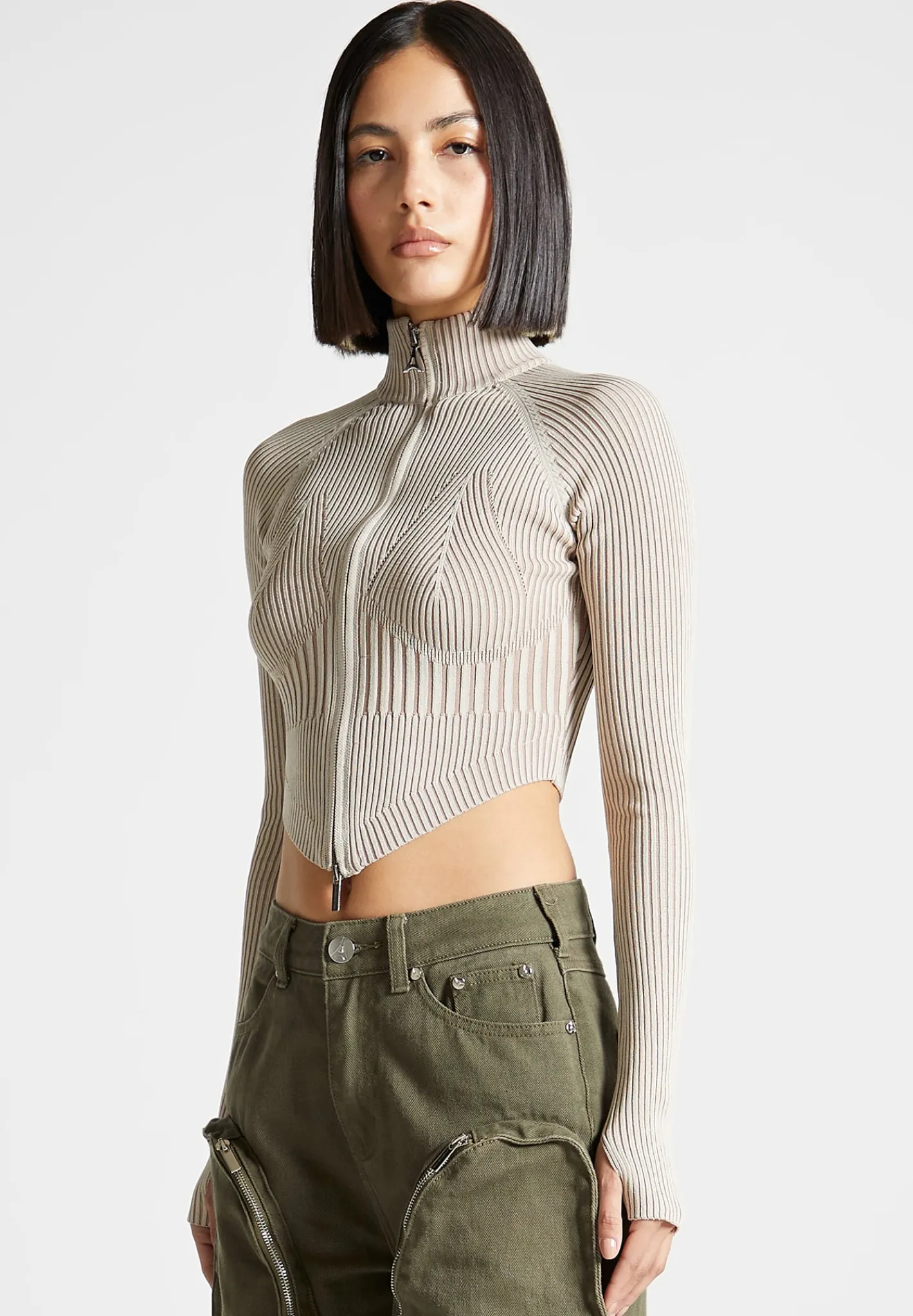 Knitted Backless Corset Top -^Manière De Voir Best