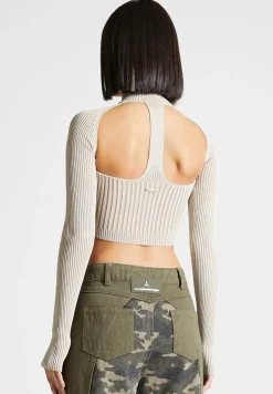 Knitted Backless Corset Top -^Manière De Voir Best