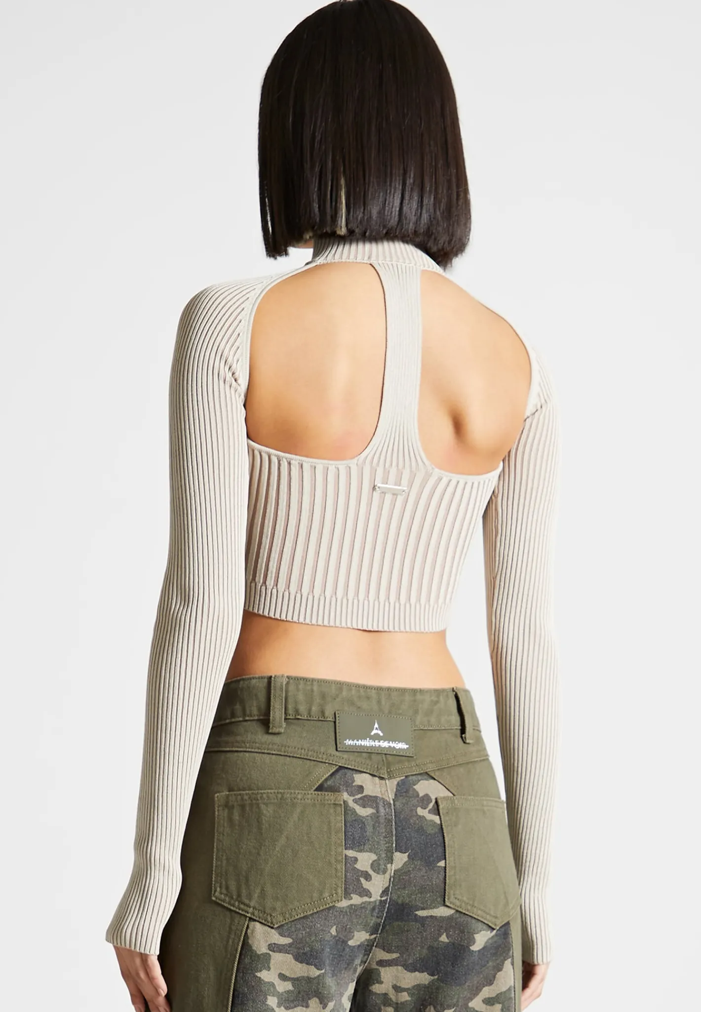 Knitted Backless Corset Top -^Manière De Voir Best