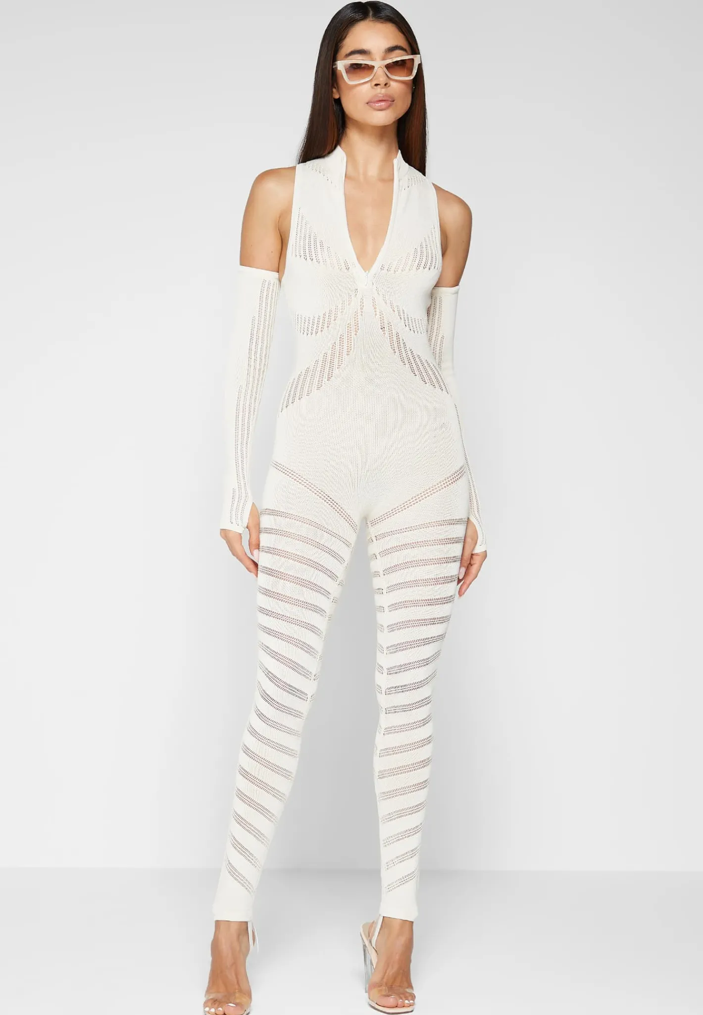 Knitted Contour Jumpsuit with Sleeves -^Manière De Voir Best