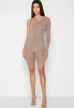 Knitted Contour One Sleeve Playsuit -^Manière De Voir Discount