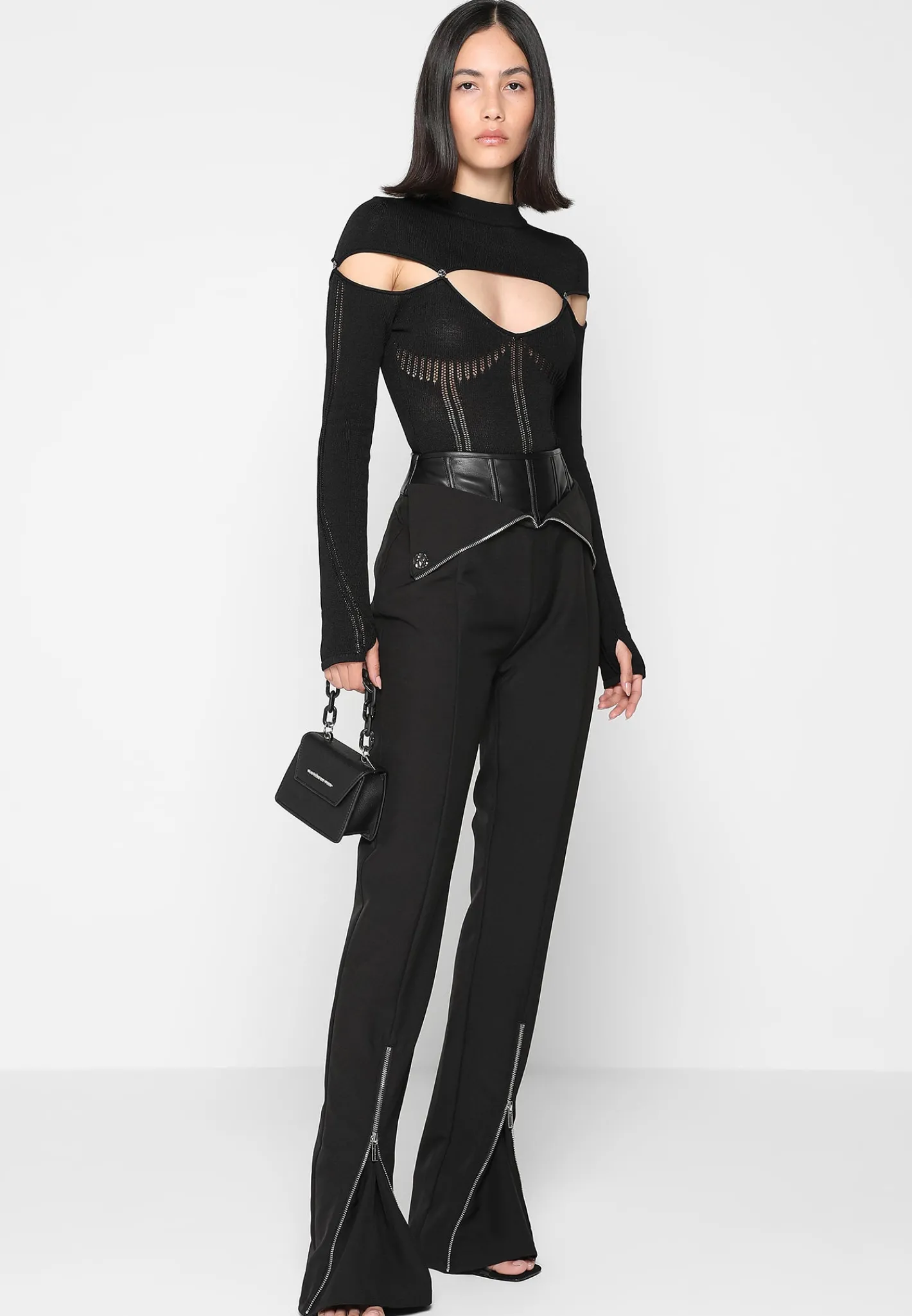 Knitted Cut Out Bodysuit -^Manière De Voir Clearance
