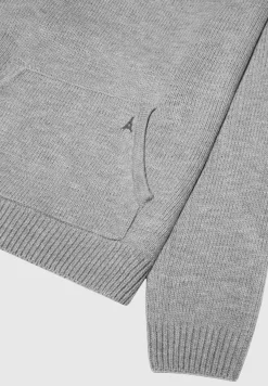 Knitted Hoodie - Light Grey Marl^Manière De Voir Hot