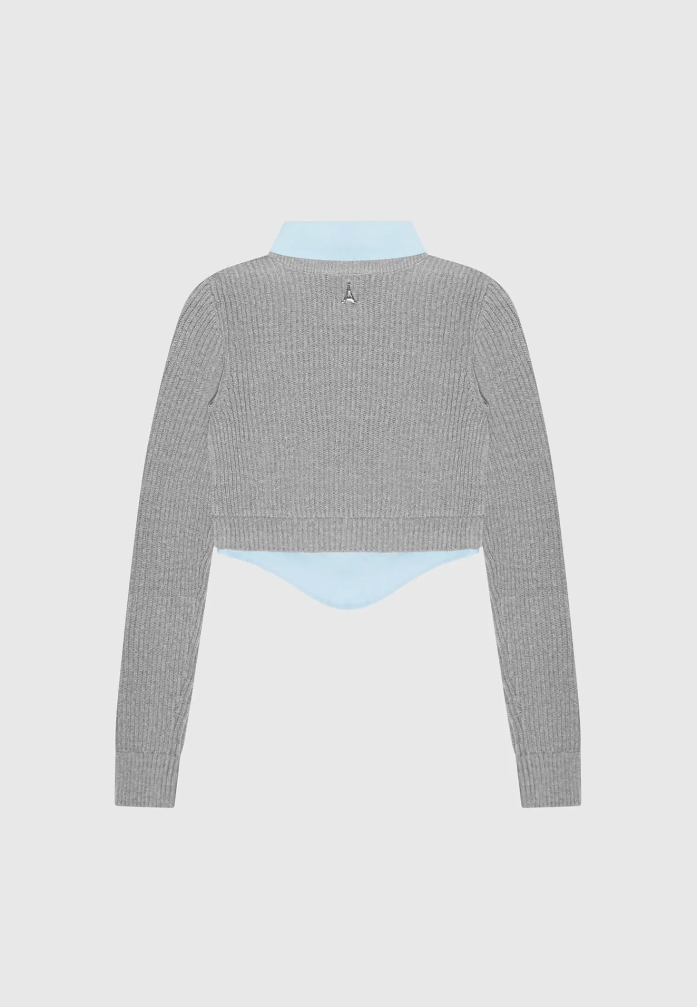Knitted Jumper with Shirt Detail -^Manière De Voir Online