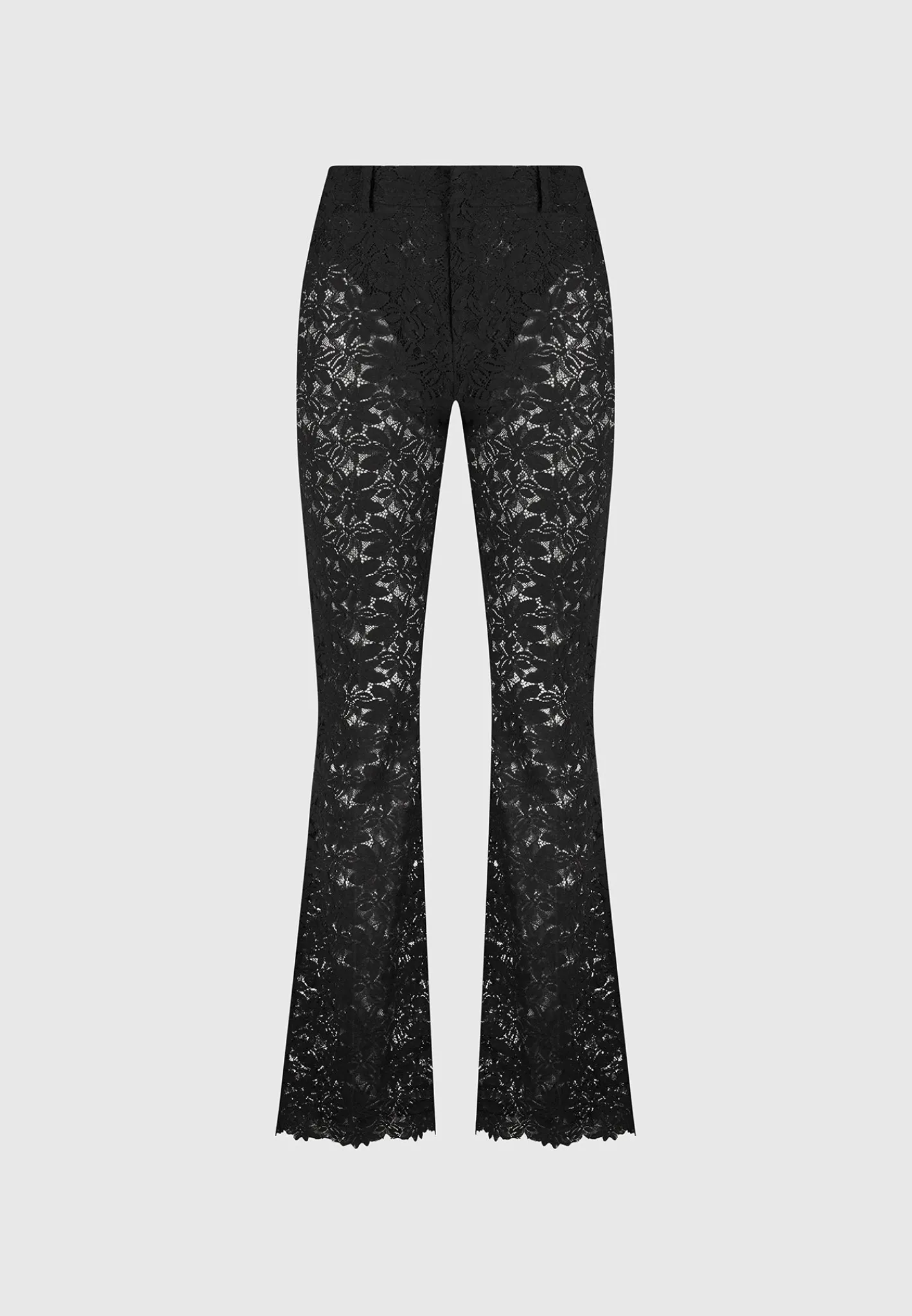 Lace Fit and Flare Trousers -^Manière De Voir Fashion