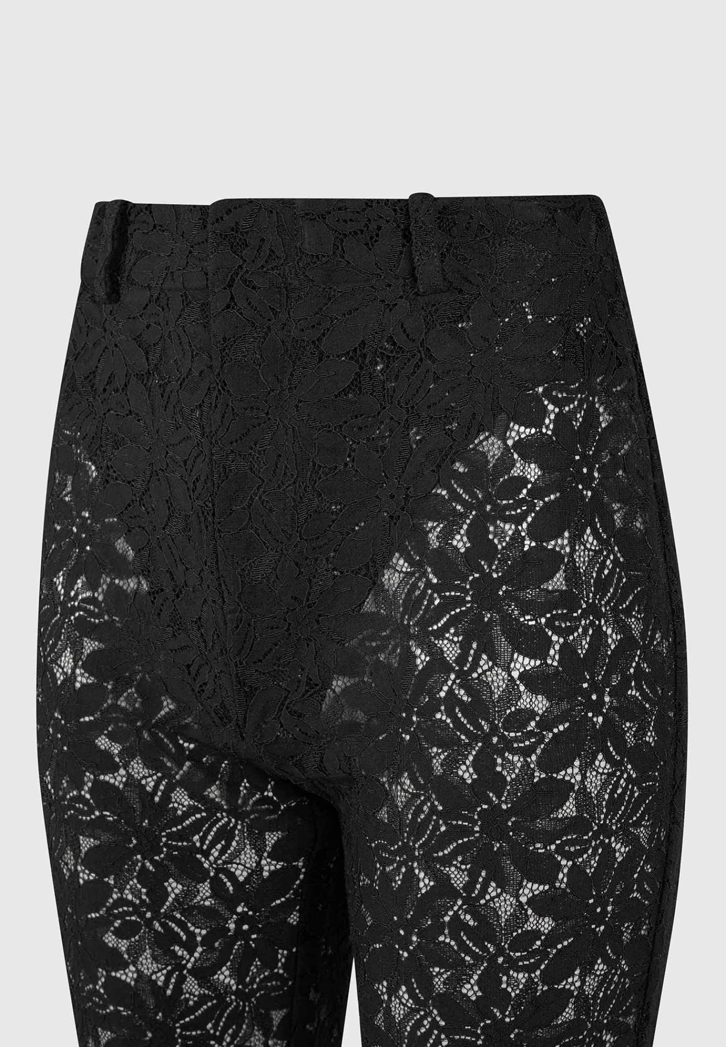 Lace Fit and Flare Trousers -^Manière De Voir Fashion