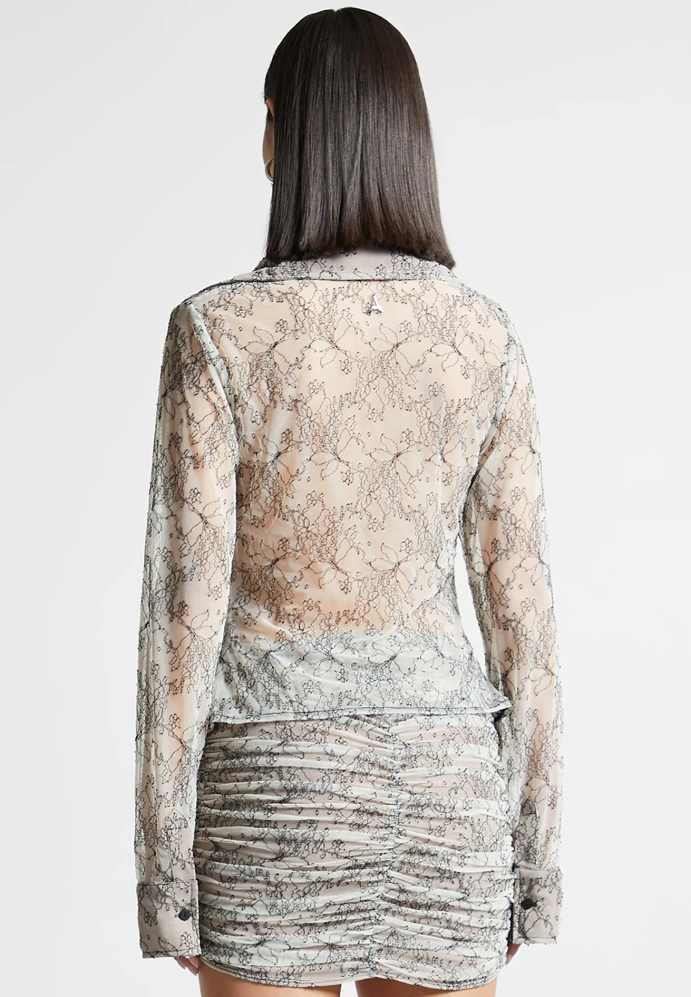 Lace Mesh Contour Shirt - Off White^Manière De Voir Best