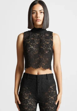 Lace Open Back Top -^Manière De Voir Best