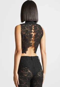 Lace Open Back Top -^Manière De Voir Best