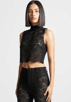 Lace Open Back Top -^Manière De Voir Best