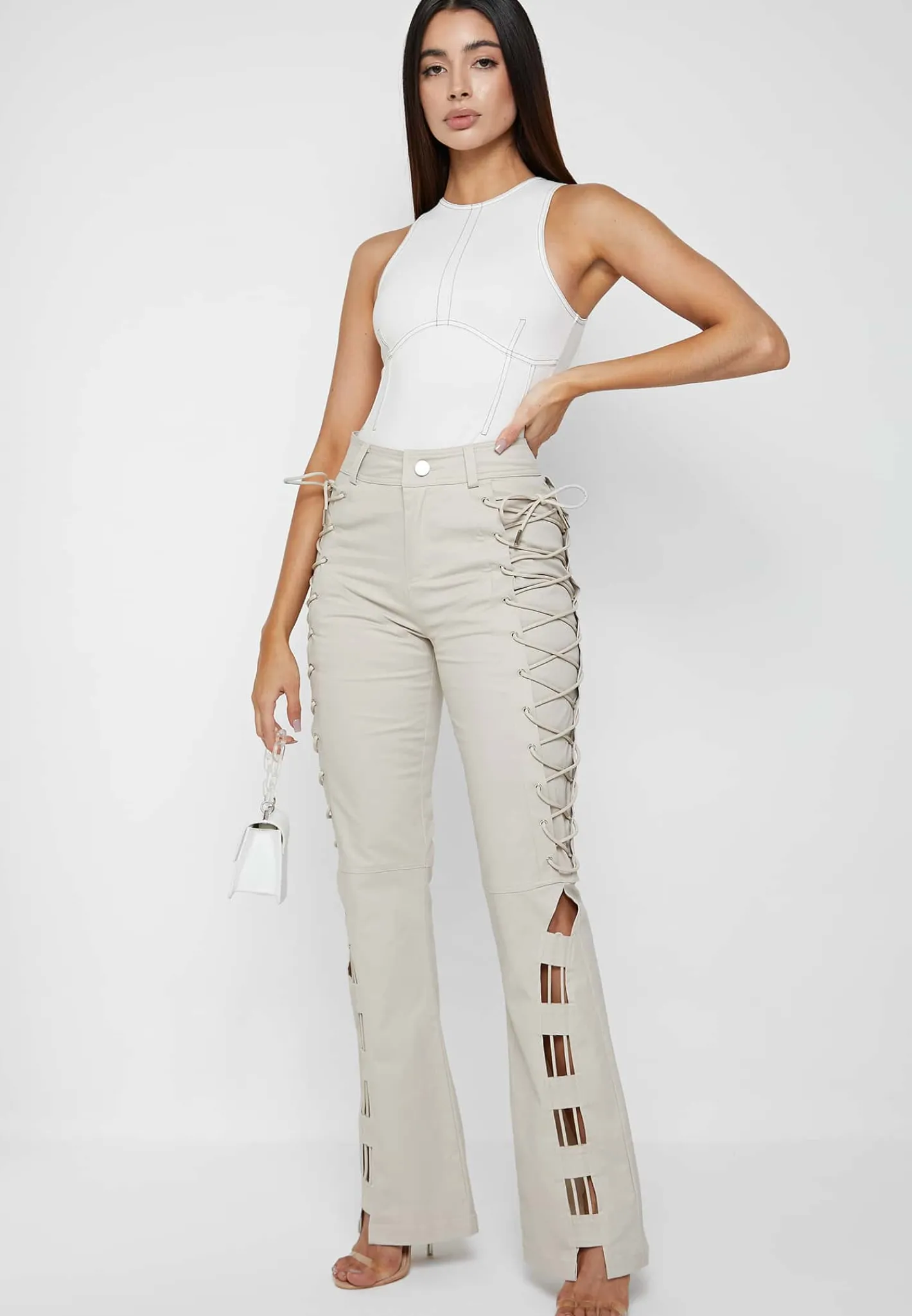 Lace Up Trousers -^Manière De Voir Online