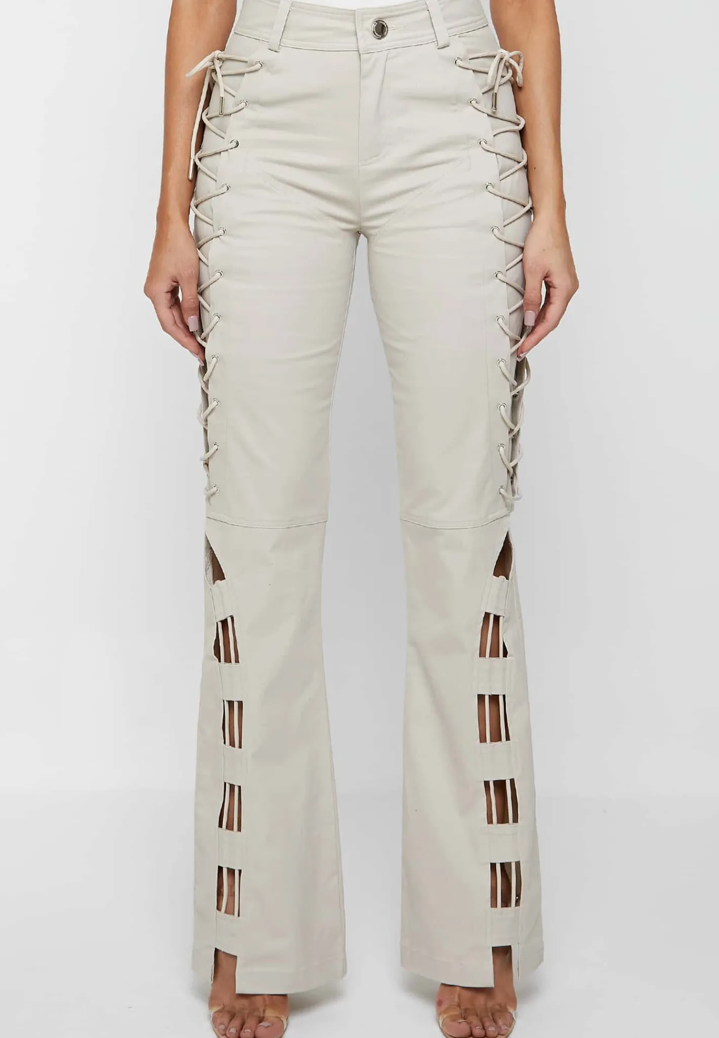 Lace Up Trousers -^Manière De Voir Online