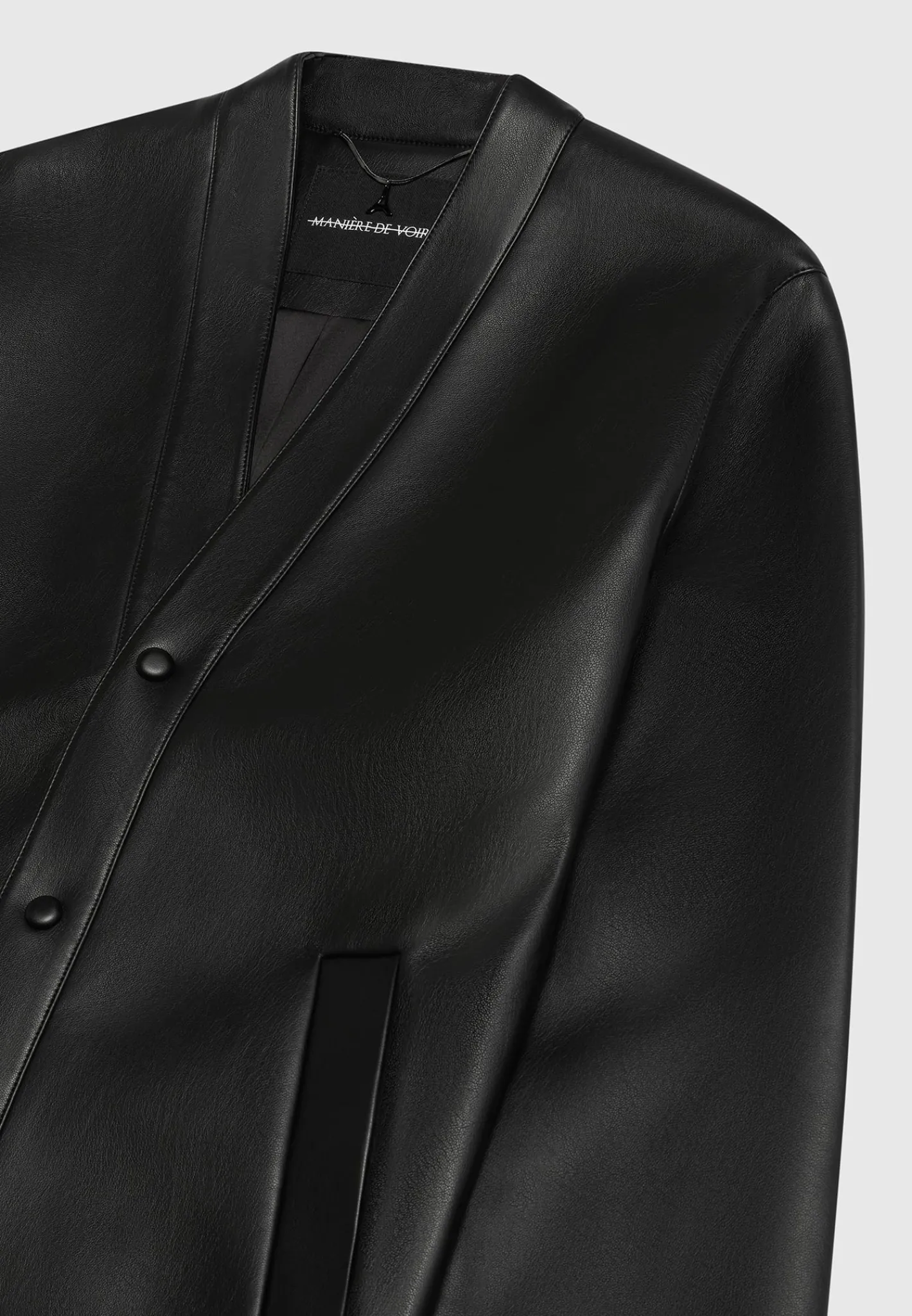 Leather Cardigan -^Manière De Voir Best