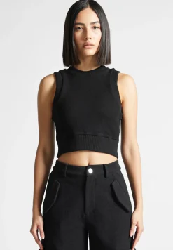 Loopback Racer Crop Top -^Manière De Voir Sale