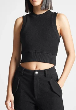 Loopback Racer Crop Top -^Manière De Voir Sale