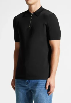 Luxe Polo Top With Zip -^Manière De Voir Online
