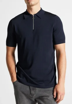 Luxe Polo Top With Zip -^Manière De Voir Discount