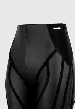 Matte Vegan Leather Contour Leggings -^Manière De Voir Best