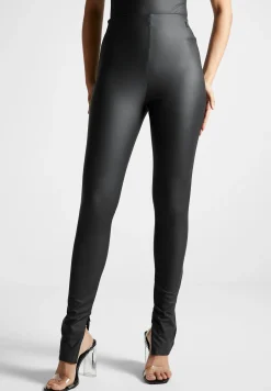 Matte Vegan Leather Leggings -^Manière De Voir Fashion