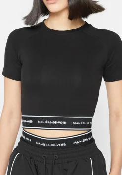 MDV Banded Crop T Shirt -^Manière De Voir Online