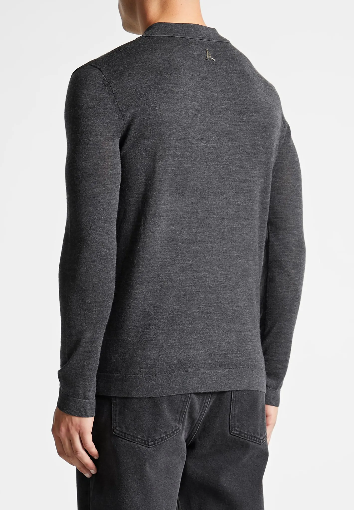 Merino Wool Long Sleeve Revere Polo Shirt -^Manière De Voir Online