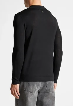 Merino Wool Long Sleeve Revere Polo Shirt -^Manière De Voir New