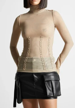 Mesh Double Layer Top -^Manière De Voir Clearance