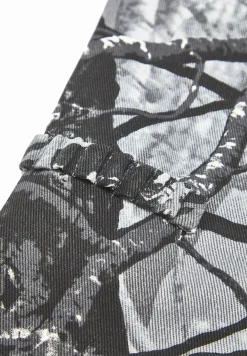 Mid Rise Camo and Denim Cargo Pants -^Manière De Voir Best